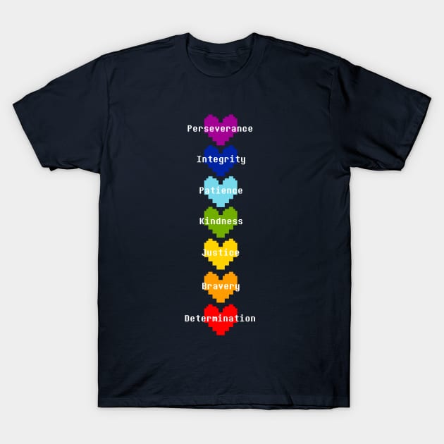 Undertale Human souls T-Shirt by ArnarionArt